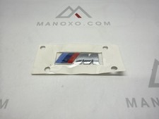 OEM BMW M emblem SIlver picture