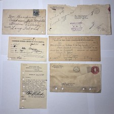 Vintage 1920-40s Creedmoor Brooklyn State Hospital Documents Ephemera Lot NYC picture