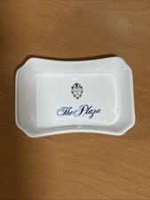 Vintage The Plaza Hotel New York  Porcelain Ashtray Trinket Soap Coin Dish picture