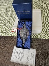 PREMIERE ISSUE THOMAS KINKADE ANNUAL CRYSTAL ORNAMENT picture
