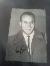Harry Belafonte -Original Autograph- picture