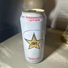 Ultra Rare Rockstar Sugar-Free Energy Drink Throwback Edition Discontinued picture
