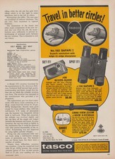 1972 Tasco Optics - Wild Boar Hog Hunt - Scopes, Binoculars - Print Ad Photo Art picture