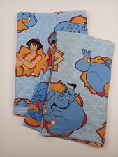 Vintage Disney Aladdin Twin Bed Flat Sheet & Fitted Bed Sheet  picture