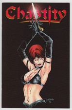 Chastity: Theatre of Pain #1 NM- Onyx Premium Edition Variant Chaos Comics 1997 picture