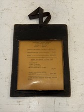 Vintage OEM Chrysler Dealer Car Invoice Window Sticker Leather Hang Bag Windsor picture