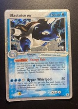 Pokemon Blastoise ex 104/112 Firered & Leafgreen Holo ENG-PL-SWIRL picture