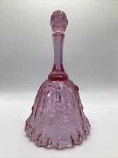 vtg lavendar rose FENTON bell crimped edge 6.5” picture