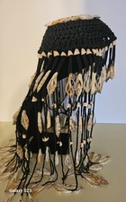 Vintage  Chula Sea Shells Crown TRIBAL Head Piece  picture