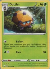 2020 POKÉMON SWORD AND SHIELD DRIPPING DAWN #18 DOTTLER FULL ART picture