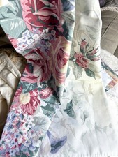 Pair Vintage 90’s Wansutta Tara Garden Floral Roses Std Pillowcase picture