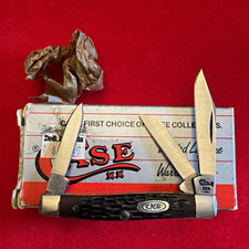 Case XX 6333 Medium Stockman 3-Blade Slipjoint Pocketknife Black Bone picture