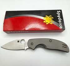 RARE BNIB Spyderco Sage 2 titanium handle CPMS30V folder BNIB 9/2011 picture