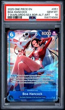 2025 ONE PIECE SEVEN WARLORDS OF THE SEA BINDER SET #051 BOA HANCOCK PSA 10 picture