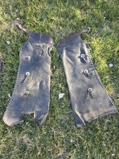 Authentic Antique Western Cowboy Chaps – A. Schnittler Maker, Pueblo Colorado picture