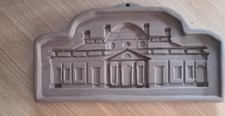 VTG HARTSTONE Stoneware Cookie Mold 1983 Monticello Building Pottery RARE USA picture