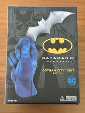 Batman Batarang Life-Size Statue Gotham City Grit Edition by Cryptozoic Sealed picture