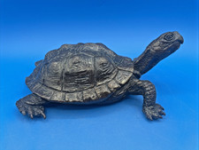 ARTIST WILLIAM H TURNER 1996 LT EDITION 165/200 LOST WAX BRONZE OF A BOX TURTLE picture