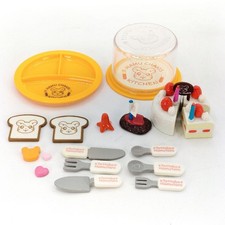 Hamtaro Miniature Sweets Tableware Toy Set Vintage Used picture
