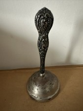 Vintage Silverplate Hand Bell 4.75” picture