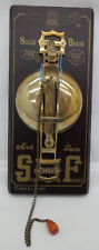 1994 San Francisco Brass Cable Car Bell Art Deco Wall Hang      TF picture