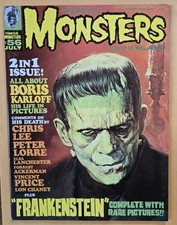 Famous Monsters Of Filmland #56 Boris Karloff Memorial Cover By Basil Gogos picture