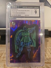 2025 Topps Marvel Comic Book Heroes 50th Doctor Doom Purple /75 CGC 9 *1975 picture