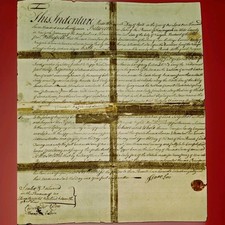 1777 Revolutionary War-Era Land Deed | Isaac Lewis of Shawangunk to Thomas... picture