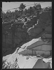 Photo:East Barre Vermont 1941 Whitmore Morse Granite Quarry FSA picture