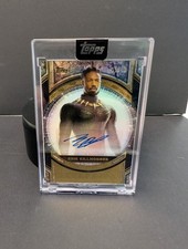 2025 Topps Marvel The Collector Erik Killmonger Michael B Jordan Auto /10 ALPHA picture