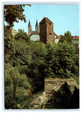 Fritzlar Frauenturm Mit Dom Medieval Towers Church Fritzlar Germany Postcard picture