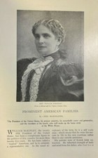 1897 McKinley Family in America President William H. McKinley illustrated picture