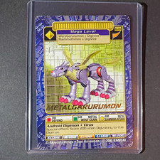 Bandai Digimon Digital Monsters MetalGarurumon BO-149 Mega Level Card Holo Name picture