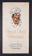 Vintage Wear-Ever Manual Recipe Foldout Booklet French Fryer 1926 FORM-526 picture