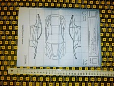 Ferrari F152 -2014 , car Body Sheet FERRARI , GENUINE USED Body Sheet scarce picture