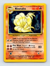 Ninetales #12 Base Pokemon Card MP picture