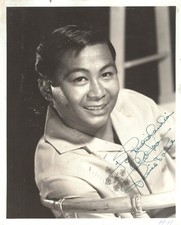 HAWAIIAN ACTOR, COMEDIAN MUSICIAN PENCIE PONCE, SIGNED VINTAGE STUDIO PHOTO picture
