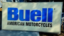 Buell American Motorcycles Dealer Lexan Embossed Sign 96