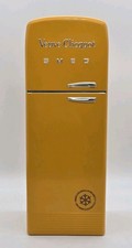 Veuve Clicquot SMEG Champagne Cooler Fridge Style Tin Case Orange Limited Ed picture