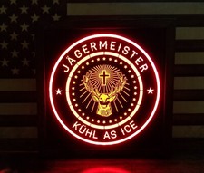 Custom Jagermeister LED Sign Personalized, Home bar pub Sign, Lighted non neon picture