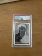 Topps 2001 Enduring Freedom #19 Osama Bin Laden PSA 9 Graded Non-Sport Card picture