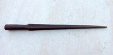 Antique Old Hand Forged Solid Iron Mughal Maratha Fine Quality Spear Head Dagger picture