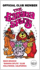 THE BANANA SPLITS FAN CLUB BUSINESS CARD picture