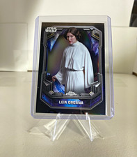 2026 Topps Chrome Star Wars Leia Organa Cosmic Crystals SSP #COS-1 picture