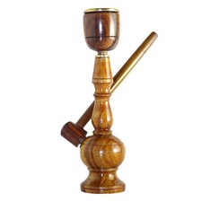 Antique Wooden Handmade Hookah Vintage Collectible Hookah  picture