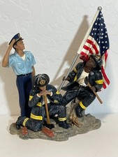 2002 Home Interiors A Heros Salute Figurine 11829 Pocketful of Hope 9/11 Box picture