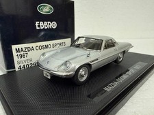 Ebbro 44029 Mazda Cosmo Sports Coupe Silver 1967 1:43 scale diecast model car picture