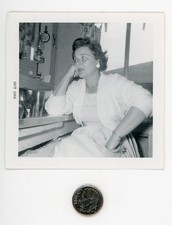 Vintage 1960's photo / Worried School Teacher Frets Over Remarks at PTA Meeting picture