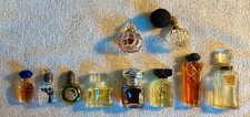 vintage mini perfume bottles lot of 10.  picture