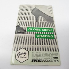 Gary Grating IKG Industries Close Mesh Grating Slide Selector Calculator picture